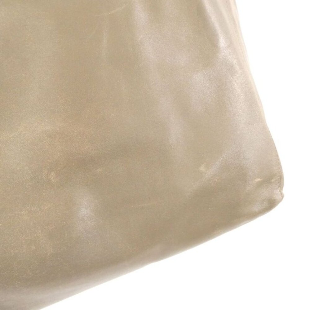 Celine Horizontal Cover Tote Leather Khaki Handbag - Picture 7 of 10